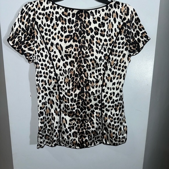 100% silk WHBM animal print blouse - Picture 6 of 7